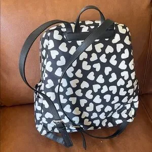 kate spade | Bags | Kate Spade Heart Pattern Backpack In  display picture 1
